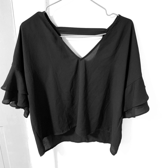 Shear Black Top - Picture 1 of 4